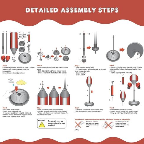 كيس ملاكمة للأطفال، كيس ملاكمة للأطفال مع حامل، 3 4 5 6 7 8 سنوات، كيس ملاكمة للأطفال قابل للتعديل، مجموعة ملاكمة كهدايا ألعاب للأولاد والبنات in Kuwait