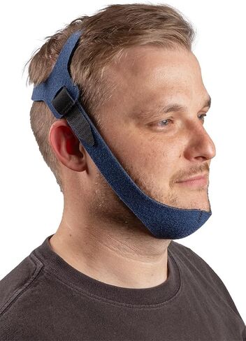 Anti Snoring Chin Strap for CPAP Users, Chin Strap for Snoring Solution, Made in USA, Breathable, Adjustable, Latex Free, Comfortable Sleep Support for Men & Women, Snoring Support in Kuwait