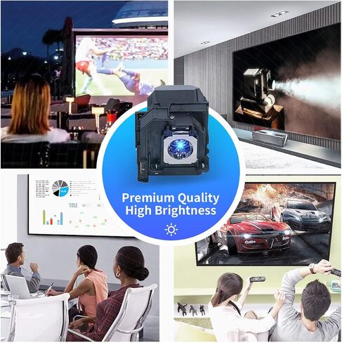 GZWOG ELPLP41 V13H010L41 Replacement Projector Lamp Bulb with Housing for Epson EMP-77C /S5 /S52/S6 /X5 /X52 EB-S6/S62 /TW420/W6/X6 /X62 /T260/S6LU/X6LU /EX30/EX21/ EX50/ EX70 /PowerLite 78 in Kuwait