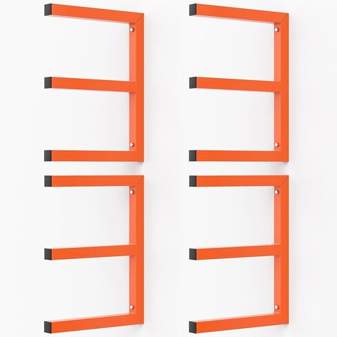 Garage Wall Mounted Lumber Storage Rack, Overhead Heavy Duty Lumber Rack for Woodworking Shop(2 Pairs) in Kuwait