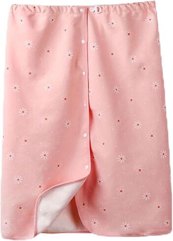 Unisex Full Open Adult Diaper Skirt, Waterproof Diaper Skirt, Adjustable Diaper Skirt, Reusable Incontinence Diaper Skirt for Adults, Elderly, Children(Yellow,XL) in Saudi Arabia