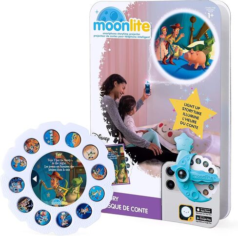 Moonlite Storytime The Incredibles Storybook Reel، طريقة سحرية للقراءة معًا، قصة رقمية لجهاز العرض، تأثيرات صوتية ممتعة، هدايا تعليمية للأطفال من عمر سنة واحدة فما فوق in Kuwait