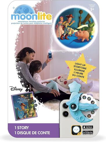 Moonlite Storytime The Incredibles Storybook Reel، طريقة سحرية للقراءة معًا، قصة رقمية لجهاز العرض، تأثيرات صوتية ممتعة، هدايا تعليمية للأطفال من عمر سنة واحدة فما فوق in Kuwait