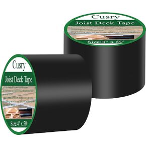 4" × 50' Joist Tape for Decking, Butyl Joist Tape Flashing Deck Tape for Beams - 2 Rolls