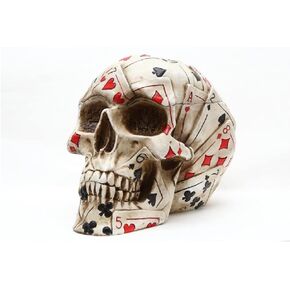 Poker Skull Stash Box / Container Playing Cards