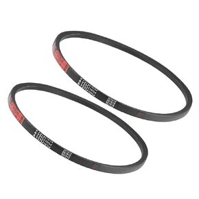 2pcs A-737Li/A29 Drive V-Belt - [13mm Width x 8mm Height] A-Section Rubber Drive Belt Wrapped for Transmission Use, 737mm Inside Circumference