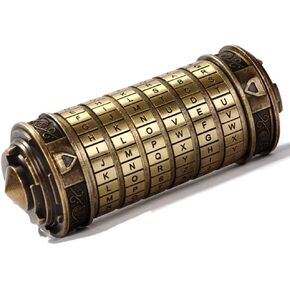 Cryptex Da Vinci Code Mini Cryptex Lock Puzzle Boxes with Hidden Compartments Anniversary Valentine's Day Interesting Romantic Birthday Gifts for Her