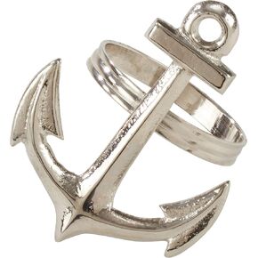 Anchor Dinner Napkin Rings (Set of 4)