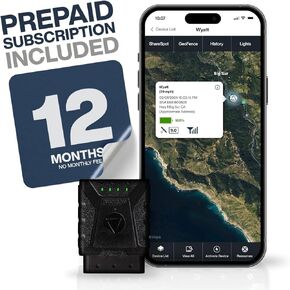 LandAirSea Sync + 24 Month Prepaid Subscription. GPS Tracker for Fleets, Vehicles, and More.