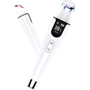 Ideal Swan Eye Massager Wand - Chargeable Facial Massager - Eye Massager for Dark Circles, Eye Bags, Puffiness Under Eyes(New)
