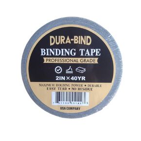 Bookbinding Tape, Professional Grade Premium Black Cloth Tape. Durable, Long Lasting Quality Adhesive, 2 inch x 40 yard