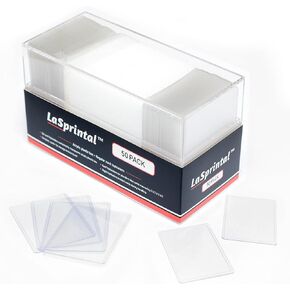 100pcs Top Loaders for Cards 3"x4" Premium Quality 35PT Toploaders Top Loader Sleeves for Collectible Trading Cards Compatible with Baseball Card MTG Kpop Photocards w/Acrylic Box (w/Lid)