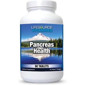 LifeSource Vitamins Pancreas Health-18 All Natural Synergistic Ingredients for Pancreas Health & Support