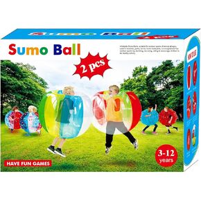 ZHUYNXIR Sumo Balls for Kids, Bumper Bounce Balls for Kids, Kid Sumo Balls, Lawn Game Ball for Kid Outdoor Team Gaming Play
