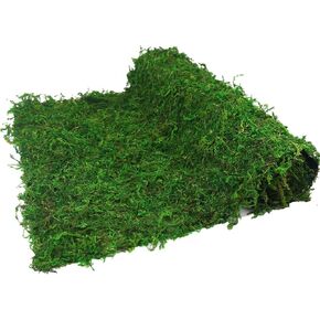 FAICOIA Moss Table Runner الطحلب المجفف للحرف اليدوية لفة الطحلب الأخضر للحدائق الخيالية وديكور الغابات الزفاف 12 بوصة × 106 بوصة حصيرة الطحلب المحفوظة لتزيين الطاولة سجادة الطحلب لجدار العشب الطحلب 30 × 270 سم