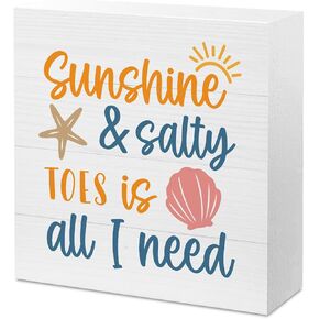 Inspirational Summer Bee Decor, Summer Bee Decorations for Home Office Kitchen Desk Shelf Cubicle Decor, Be A Bumblebee Sign, Cute Bee Sign, Bumble Bee Decor 5 X 5 Inch