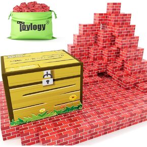 Magnetic Blocks-Build Mine Magnet World Brick Edition, Magnetic Toys for Boys & Girls Age 3-4 4-5 6-8, STEM Montessori Sensory Toys for Toddlers Gifts for 3+ Years Old Girls Boys