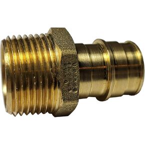 2 Pieces XFITTING 3/4" Pex A Expansion x 3/4" Male NPT Adapter