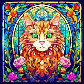 Stalente Diamond Painting Kits for Adults, Daisy 5D DIY Diamond Art Kits for Beginners Round Full Drill Diamond Painting for Home Wall Decoration Gift 12×12inch, Cow