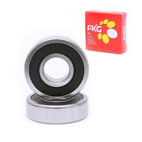 FKG 6304-2RS 20x52x15mm Deep Groove Ball Bearing Double Rubber Seal Bearings Pre-Lubricated 2 Pcs