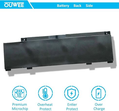 بطارية كمبيوتر محمول OUWEE JK6Y6 متوافقة مع Dell Latitude 3410 3510 Vostro 5300 5401 5501 Inspiron 5300 5401 5408 5501 5508 5400 7405 7300 7500 2 في 1 سلسلة فضية H5CKD 0C5KG6 0CF5RH 11.25 فولت 40 واط ساعة in Kuwait