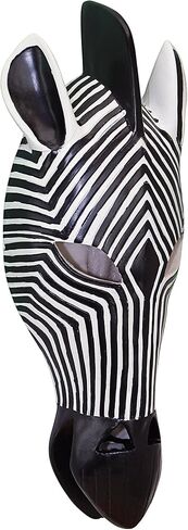 Design Toscano NG33503-Parent Tribal-Style Zebra Mask,Full Color in Saudi Arabia