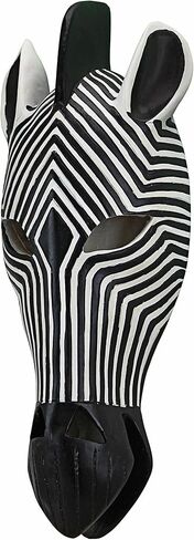 Design Toscano NG33503-Parent Tribal-Style Zebra Mask,Full Color in Saudi Arabia