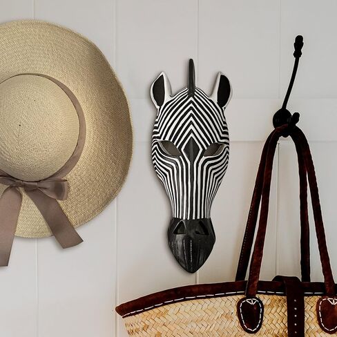 Design Toscano NG33503-Parent Tribal-Style Zebra Mask,Full Color in Saudi Arabia