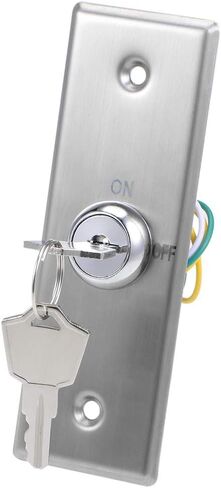uxcell Key Switch Lock On/Off Exit Door Lock Emergency Door Release DPST for Access Control with 2 Keys in Saudi Arabia