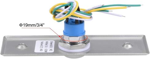 uxcell Key Switch Lock On/Off Exit Door Lock Emergency Door Release DPST for Access Control with 2 Keys in Saudi Arabia