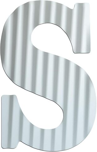 COLLECTIVE HOME - 12" Metal Letter Wall Decor, White Galvanized Steel Numbers, Rustic Hanging Decor Symbols, Corrugated Metal Decoration, House Number, 2023 Metal Numbers (W) in Kuwait
