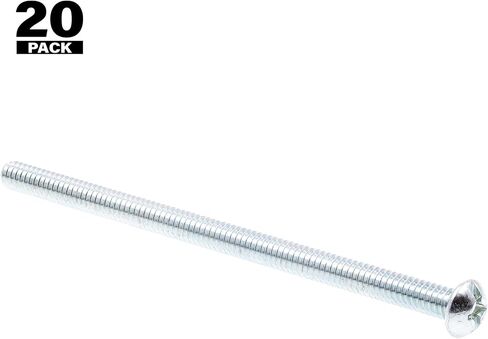 Prime-Line 9005773 Machine Screws, Round Head, Phillips/Slotted Combination Drive, 1/4-20 x 4-1/2 In. (20 Pack) in Saudi Arabia