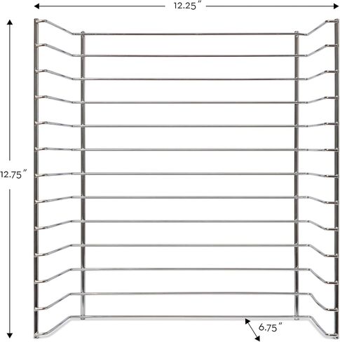 Melissa & Doug Multi-Fit Metal Wire Puzzle Rack 12 Inches Wide And 0.75 Inches Deep - Puzzle Holder Rack Storage Organizer For Kids,Silver in Saudi Arabia