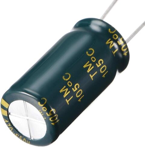 uxcell Aluminum Radial Electrolytic Capacitor Low Green with 470UF 50V 105 Celsius Life 3000H 10 X20 Mm High Ripple Current,Low Impedance 20pcs in Saudi Arabia