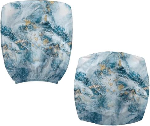 Marble Print Office Chair Covers Luxury Chair Covers Easy to Install Easy to Use Armchairs Suitable for Home or Office Gifts for Elders in Saudi Arabia