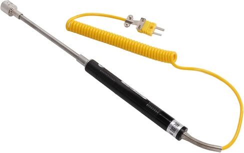 K Type Thermocouple, K Type Plug, Thermal Probe, Surface Thermocouple Sensor, Temperature Measurement Tool, for Temperature Detection (Curved Shank Surface Thermocouple) in Saudi Arabia