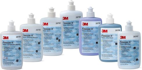 3M Finesse-It Polish - 28795, 8 oz, Coating, Cut, Cutting Angle, Flute, Purple in Saudi Arabia
