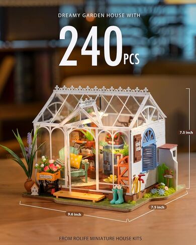 Rolife Bookstore DIY Miniature Dollhouse Kit Creative Gift for Adults in Kuwait