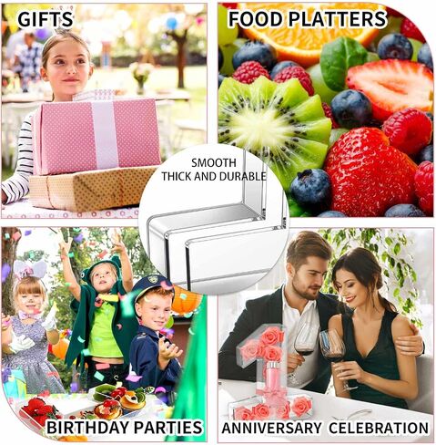 Number Charcuterie Board Box, Acrylic Charcuterie Letters Fillable, Fillable Letters for Food, Number One Shape with A Clear Lid for Birthday Anniversary Party Decorations, Reusable Letter Boxes in Saudi Arabia