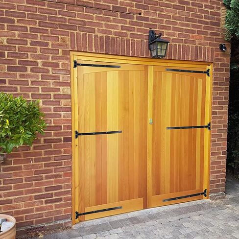 مفصلات أبواب سوداء مقاس 24 بوصة - مفصلات بوابة مكونة من قطعتين مع 14 براغي تثبيت - هيكل حديدي سميك بسمك 4 مم مع طلاء مسحوق أسود - مثالي للبوابات والحظائر والحظائر in Kuwait