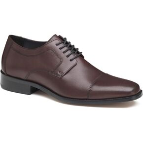 Johnston & Murphy Men’s Novick Cap Toe Shoe - Men’s Dress Shoes, Leather Shoes, Dress Shoes for Men, Cushioned Footbed, Formal Shoes for Men, Business Casual Shoes