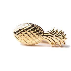 Men's Premium Tropical Pineapple 1.25" Metal Tie Bar Clip in Saudi Arabia