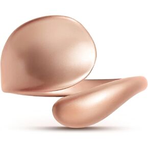 Linawe Adjustable Chunky Rings for Women, 14K Gold/Rose Gold/Silver/Black Hug Ring, Thumb Knuckle Signet Infinity Wave Rings, Stacking Spoon Rings Western Hippie Gothic Jewelry