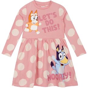 Bluey Dress Girls | Winter Dresses for Girls | Bingo Dress for Girls