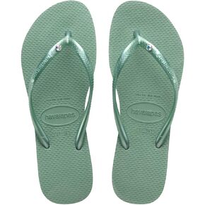 Havaianas Girl's Slim Crystal SW II Flip Flop Sandal (Toddler/Little Kid/Big Kid)