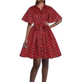 Erinaco Women's Sexy Boho African Print Jumpsuit Multi-Way Sleeveless Floral Print Romper Apparel
