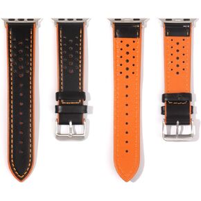 Leather Bands Suitable for Apple Watch Band 49mm 45mm 44mm 42mm 41mm 40mm 38mm Men Women,Genuine Leather Bands Strap Watch Band for iWatch Ultra SE2 SE Series 8 7 6 5 4 3 2 1