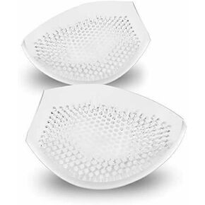 VASANA Breathable Silicone Bra Inserts Breast Enhancer Pads Sticky Lift Chest Push Up Pads Perforated Bra for Swimsuits Bikini Dress