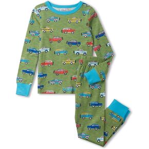 Hatley Boys Roading Cotton Pajama Set (Toddler/Little Big Kid)