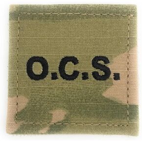 US Army Officer Candidate School OCS Letters with Hook